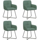 Trpezarijske stolice 4 pcs Baršun Morska zelena | Eponuda.com