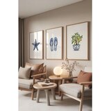 WALLXPERT Ç-300857 - 5070 set dekorativnih slika u više boja (3 komada) | Eponuda.com