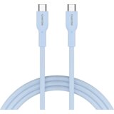  Cable OnWire 60CL C-C 60W COLOR Braided 1m Light Blue Cene