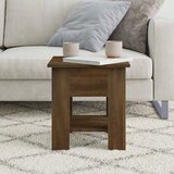  Stolić za kavu smeđa boja hrasta 40x40x42 cm konstruirano drvo | Shoptok.si