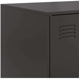 vidaXL Komoda črna 99x39x73 cm jeklo | Shoptok.si