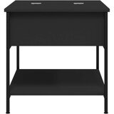  Stolić za kavu crni 70 x 50 x 50 cm konstruirano drvo i metal | shoptok.hr
