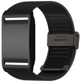 INF Eleganten črn mrežast pašček nerjavečega jekla, združljiv s Polar Loop 24cm x 2.2cm, (5000264331) | Shoptok.si