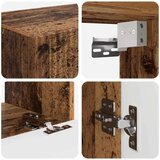  Set omare za televizijo na steni 4 pcs Star les Konstruiran les, (5000132139) | Shoptok.si