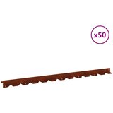 Ograda oko Travnjaka 50 pcs 102 x 4 x 4 cm Čelik Rđa | Eponuda.com