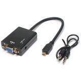  Adapter Micro HDMI na VGA M + audio JWD-HDMI1 | Eponuda.com