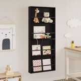  Polica za časopise s policom 2 pcs Crni hrast 60 x 12 x 70 cm | shoptok.hr