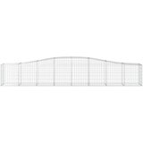  Lučne gabionske košare 10 kom 400x50x60/80 cm pocinčano željezo | shoptok.hr