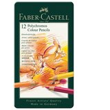  BOJE DRVENE 12BOJA METALNA KUTIJA POLYCHROMOS FABER-CASTELL 110012 | shoptok.hr