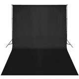 vidaXL Ozadje iz bombaža črno 500x300 cm, (20708421) | Shoptok.si