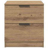 vidaXL Nočna omarica s predalom 2 pcs artisan hrast 45 x 39 x 50 cm | Shoptok.si