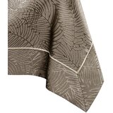 AmeliaHome Stolnjak Gaia s manšetom i obrubom 110x110 cm, cappuccino | shoptok.hr