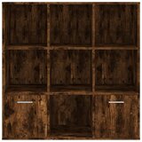  za knjige boja dimljenog hrasta 98 x 30 x 98 cm | shoptok.hr