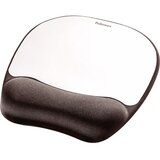 Fellowes Memory Foam podloga za miško z oporo za zapestje s spominsko peno, Silver Streak | Shoptok.si