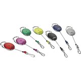 Durable Obesek za vizitke JOJO STYLE, z vzmetnim kavljem, DE 20 kosov, črne barve | Shoptok.si