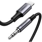 Ugreen lightning avdio kabel na 3.5 mm, črno siv | Shoptok.si