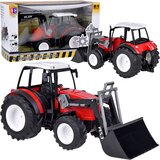  Crveni traktor veliki buldožer pokretna ruka veliki kotači rc0666 | shoptok.hr