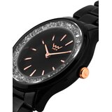 Vuch Ženski ručni sat Reece Black s kamenčićima, kućište 28 mm | shoptok.hr
