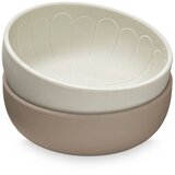 CamCam Copenhagen Bež silikonske dječje zdjelice u setu 2 kom ø 13,5 cm Earth – | shoptok.hr