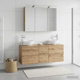  Set namještaja za kupaonicu 4 kom. Hrast artisan | shoptok.hr