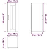  Kuhinjski element Star les 30 x 31 x 80 cm Konstruiran les, (5000131766) | Shoptok.si