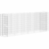  Gabionska povišena gredica od pocinčanog željeza 260x50x100 cm | shoptok.hr