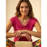 Sinsay Viskozna bluza sa naboraima sa strane | shoptok.hr