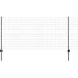 Euro ograda s postom 10 x 1 m Čelik premazan PVC-om Siva Mreža | shoptok.hr