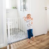 BabyOno zaštitna ograda 75-82 cm + dodaci 2x7 cm, bijela | shoptok.hr