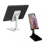 Namizni nosilec / držalo za telefon ali tablico bele barve