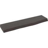  Polica tamnosiva 40 x 10 x 2 cm od obrađene hrastovine | shoptok.hr