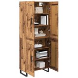 vidaXL Highboard 2 pcs Staro drvo Inženjerska drva i staklo | shoptok.hr