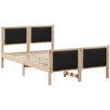  Konstrukcija postelje z vzglavjem Črna 120 x 200 cm blago, (5000084669) | Shoptok.si