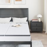 vidaXL Vzmetnice 2 pcs Bela, siva 80 x 200 cm Pleteni tekstil | Shoptok.si