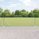  varjena žična ograja s 13 pritrjenimi stebri 0,4x100 m, galvanizirano jeklo u