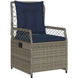  Vrtni set za objed 5 pcs Siva poliratan | shoptok.hr