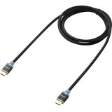 SpeaKa Professional HDMI priključni kabel z LED [1x HDMI-vtikač 1x HDMI-vtikač] 3.00 m črn (20417024) | Shoptok.si