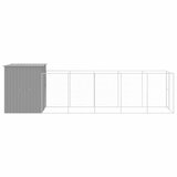  za pse s igralištem svjetlosiva 165x659x181 cm čelična | Eponuda.com
