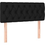  Krevet s oprugama i madracem crni 100 x 200 cm od tkanine | shoptok.hr