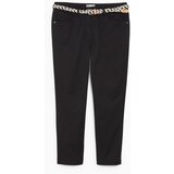 CA ženske pantalone kapri, sa kaišem, crne Cene