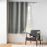 Douceur d int&amp;eacute;rieur Siva termo izolacijska/sa zvučnom izolacijom zavjesa od mikrovlakana 135x180 cm Micropolar &amp;ndash; Slike