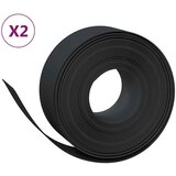  Vrtne ivice 2 kom crne 10 m 20 cm od polietilena | shoptok.hr