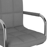 vidaXL Barski stolček svetlo sivo blago | Shoptok.si