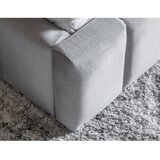 ELTAP Svetlo siva oblazinjena zakonska postelja s prostorom za shranjevanje z letvenim dnom 160x200 cm Lamica – | Shoptok.si