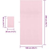 Set sportskih ručnika 2 pcs Ružičasta tkanina | shoptok.hr