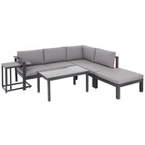 Beldano lounge garnitura panama, rjava, črna, 5-Delni set Cene