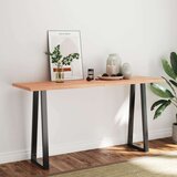 Stolna Mizna plošča svetlo rjava 160x50x4 cm obdelana trdna hrastovina, (20818073) | Shoptok.si