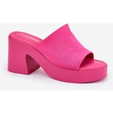 Boto Women's Heeled And Platform Slippers Fuchsia Omeisa | Eponuda.ba