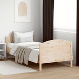  Okvir kreveta bez madraca 75 x 190 cm od masivne borovine | shoptok.hr