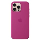 Apple iphone 16 pro max silicone case with magsafe MYYX3ZM/A - fuchsia Cene